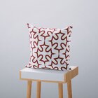 Kit 4 Almofadas Decorativas Own Geométricas E Lisas Vermelha