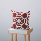 Kit 4 Almofadas Decorativas Own Geométricas E Lisas Vermelha