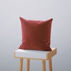 Kit 4 Almofadas Decorativas Own Geométricas E Lisas Vermelha