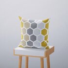 Kit 4 Almofadas Decorativas Own Geométricas E Listras Cinza E