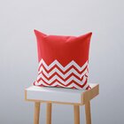 Kit 4 Almofadas Decorativas Own Geométricas E Listras Vermelh