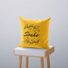 Kit 4 Almofadas Decorativas Own Geométricas E Sonhe Amarela -