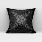 Kit 4 Almofadas Decorativas Own Geométricas Preta - 45x45 Cm