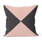 Kit 4 Almofadas Decorativas Own Geométricas Preta E Salmão -