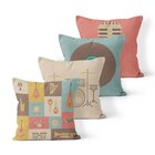 Kit 4 Almofadas Decorativas Own Music Retro - 45x45 Cm Tecido