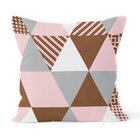 Kit 4 Almofadas Decorativas Own O Amor Mora Aqui Rosa E Marro