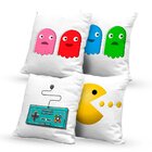 Kit 4 Almofadas Decorativas Own Pac-man - 45x45 Cm