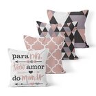 Kit 4 Almofadas Decorativas Own Para Nós Todo Amor Do Mundo T