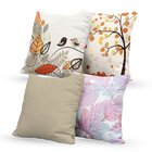 Kit 4 Almofadas Decorativas Own Pássaros Outono - 45x45 Cm Te