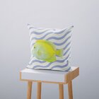 Kit 4 Almofadas Decorativas Own Peixes - 45x45 Cm Tecido Conf