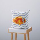 Kit 4 Almofadas Decorativas Own Peixes - 45x45 Cm Tecido Conf