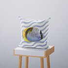 Kit 4 Almofadas Decorativas Own Peixes - 45x45 Cm Tecido Conf