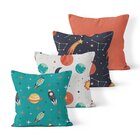 Kit 4 Almofadas Decorativas Own Planetas - 45x45 Cm