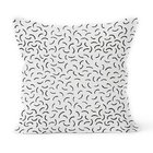 Kit 4 Almofadas Decorativas Own Riscos E Poá - 45x45 Cm Tecid