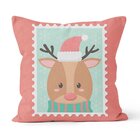 Kit 4 Almofadas Decorativas Own Selos De Natal  - 45x45 Cm