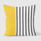 Kit 4 Almofadas Decorativas Own Triângulos E Listras Amarelo