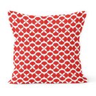 Kit 4 Almofadas Decorativas Own Vermelha Geométrica - 45x45 Cm
