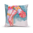 Kit 4 Almofadas Decorativas Para Sofá 40x40 Bailarinas Branco