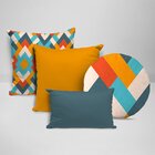 Kit 4 Almofadas Divine Abstrato Único