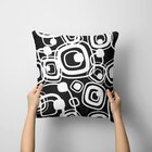 Kit 4 Almofadas Divine Elementos Pretos Único