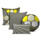 Kit 4 Almofadas Divine Geométrico Único