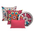 Kit 4 Almofadas Divine Mandalas Único