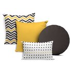 Kit 4 Almofadas Divine Stripes Único