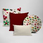 Kit 4 Almofadas Natal Divine Elementos Natalinos Minimalista