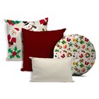 Kit 4 Almofadas Natal Divine Elementos Natalinos Minimalista