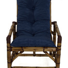 Kit 4 Almofadas Para Cadeira De Bambu Vime