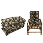 Kit 4 Almofadas Para Cadeira De Bambu Vime - 36