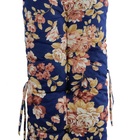 Kit 4 Almofadas Para Cadeira De Bambu Vime - Azul Escuro