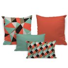 Kit 4 Almofadas Premium Abstract Único