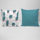 Kit 4 Almofadas Premium Cactos Único