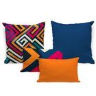 Kit 4 Almofadas Premium Color Abstrato Único