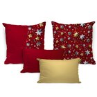 Kit 4 Almofadas Premium Elegante Único