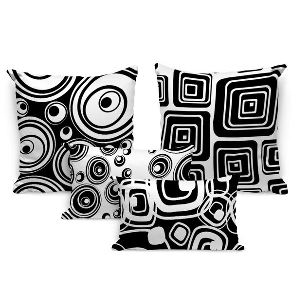 Kit 4 Almofadas Premium Elementos Abstratos Único