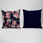 Kit 4 Almofadas Premium Flowers Pink Único