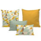 Kit 4 Almofadas Premium Illusion Único