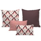 Kit 4 Almofadas Premium Setas Único