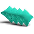 Kit 4 Almofadas Verde 43x43cm Cada