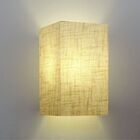 Kit/4 Arandela Retangular Retro Md-2002 Cúpula Em Tecido 25/1