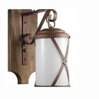 Kit 4 Arandela Rústica Madeira E Metal Império Madelustre