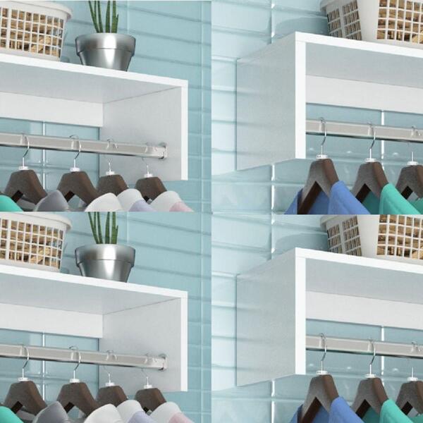 Kit 4 Arara Quarto Closet Compacto Ajl