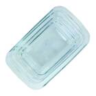 Kit 4 Assadeiras Retangulares De Vidro 1l- 1,6l- 2,2l E 3l