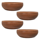 Kit 4 Bacias Para Suculenta 33x10cm Cor Tabaco Envelhecido