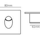 Kit 4 Balizador Vision 3w 3000k Ip20 Bivolt Branco