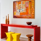 Kit 4 Bancos Nitro Colorida Preto