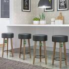 Kit 4 Bancos Paris Baixo 50cm - Salaone