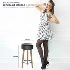 Kit 4 Bancos Paris Baixo 50cm - Salaone